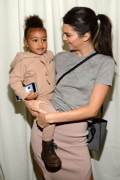 North West and Kendall Jenner.