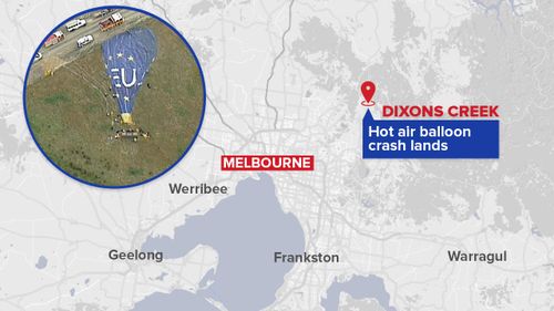 Dixons Creek is about 46km north-east of Melbourne. (9NEWS)