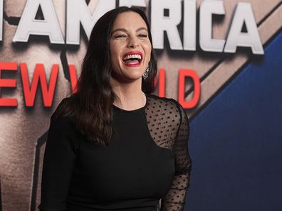 Liv Tyler di pemutaran perdana Captain America: Brave New World pada hari Selasa, 11 Februari 2025, di TCL China Theatre di Los Angeles. 