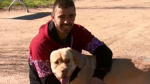 Jax and his owner, who did not want to be identified. (9NEWS)