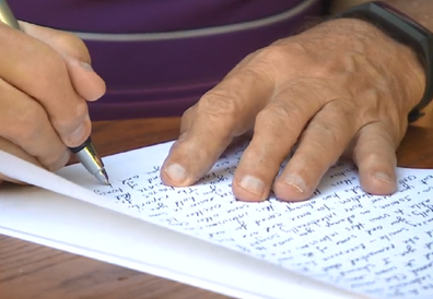 Man writes 190 letters to wife in nursing home.