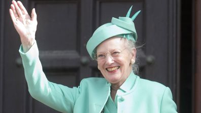 Queen Margrethe II of Denmark attends a reception at Copenhagen Town Hall, for her 75th Birthday on April 16, 2015 in Copenhagen, Denmark