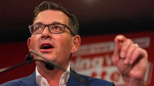 Daniel Andrews, Victoria'nın başbakanı olarak görevdeyken.