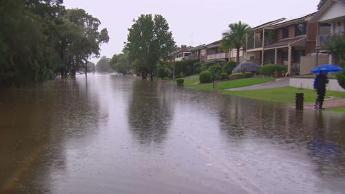 McGrath's Hill, Sydney flooding.