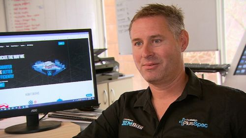 Andrew Dwight got a text message from Telstra threatening to cut off his internet while he was on holidays. (9NEWS)