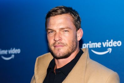 Alan Ritchson at the inauguration Of The Prime Video Club at Place de La Madeleine, on December 09, 2021 in Paris, France. 