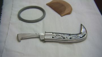 Sikh ceremonial knife, kirpan.