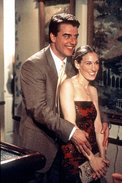 Chris Noth and Sarah Jessica Parker star in "Sex And The City" episode in 1999.