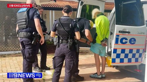 A 9News crew has been caught in the middle of an alleged stolen car joyride.After spotting a balaclava-wearing teenager driving at speed in a sports car near Logan, south of Brisbane, the reporter alerted police.