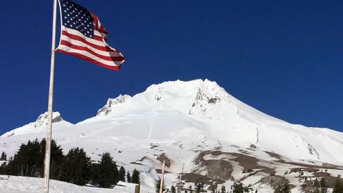 Oregon's Mount Hood is seen from Timberline Lodge on the south side of the mountain. Mount Hood is part of the Pacific Ring of Fire. (Picture: AP)