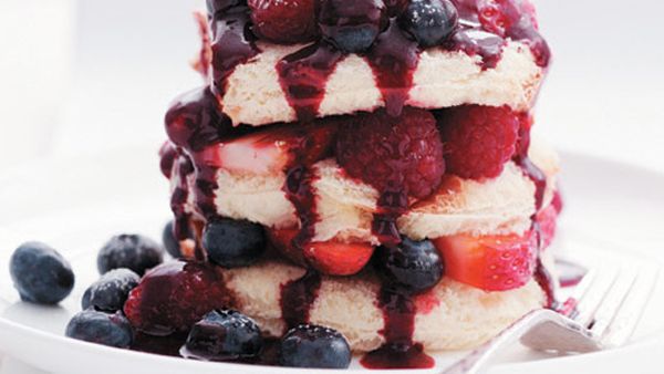 Summer berry stack