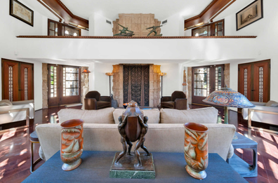 Own a piece of history with this $4.5 million Los Angeles mansion, designed by Lloyd Wright and inspired by Mayan Revival architecture