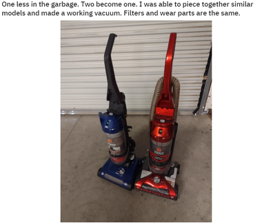 Vacuum cleaner repair