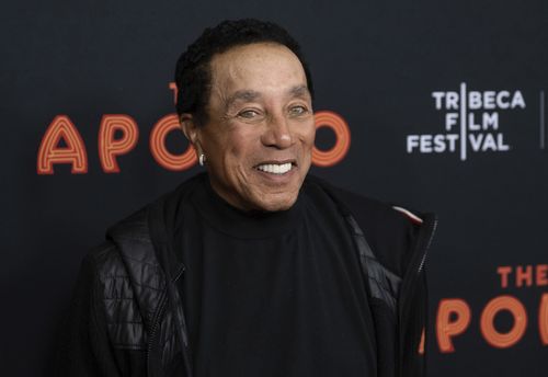 Smokey Robinson attends the screening for "The Apollo" during the 2019 Tribeca Film Festival on April 24, 2019, in New York. (Photo by Charles Sykes/Invision/AP, File)