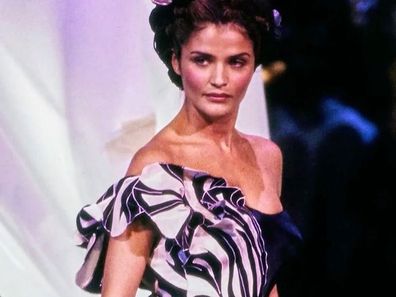 Helena Christensen 1996 runway