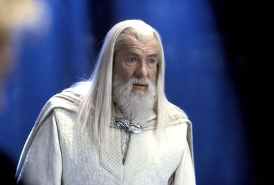 Sir Ian McKellen in "The Lord of the Rings: The Return of the King" in 2003.**This image is for use with this specific article only** 