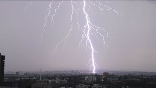 9NEWS reader Quentin Long captured this lightning strike in Sydney.