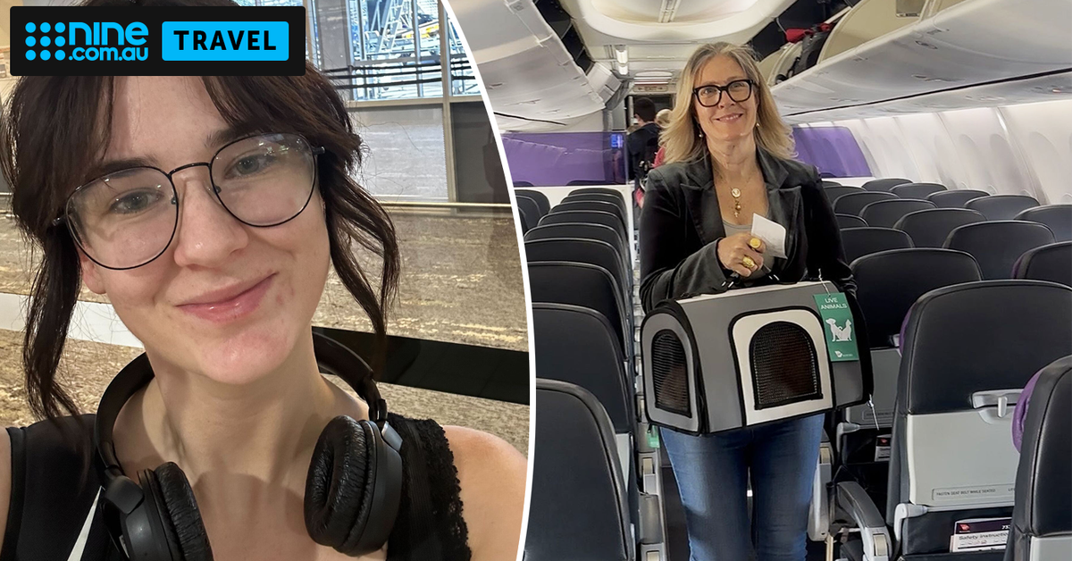 'I was on Australia's first ever pet-friendly flight - this is what it was like' | Exclusive - 9Travel