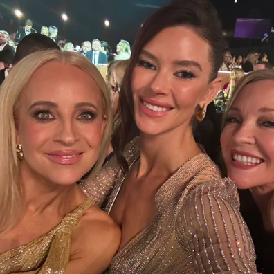 Carrie Bickmore, Brittany Hockley and Rebecca Gibney and the 2025 Logies