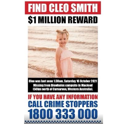 Cleo Smith disappearance missing person