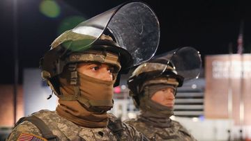 Missouri's National Guard has been called in as riots enter a second day in Ferguson. (Getty Images)