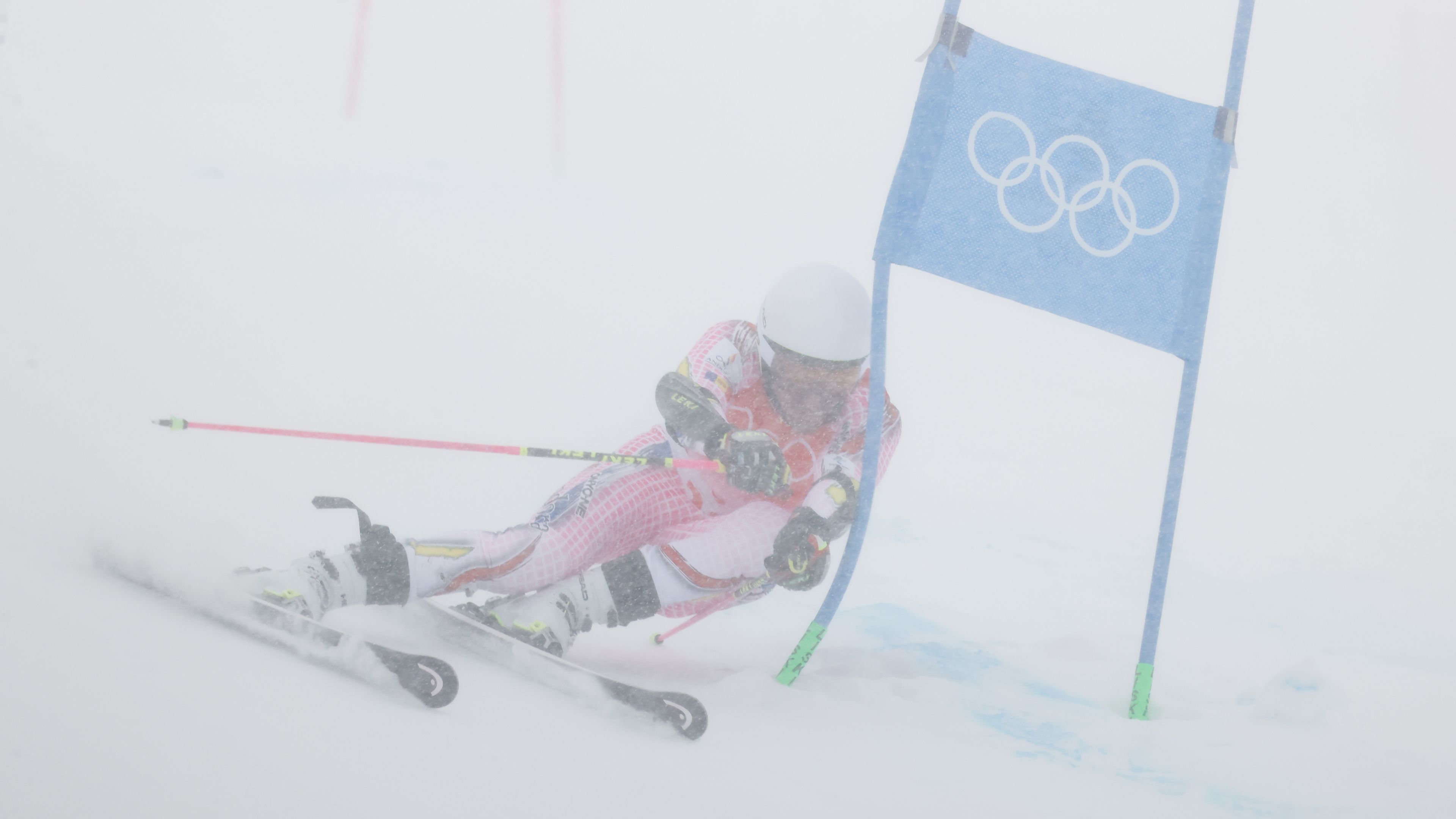 Joan Verdu of team Andorra competes during the Olympic Games 2022, Men&#x27;s Giant Slalom.
