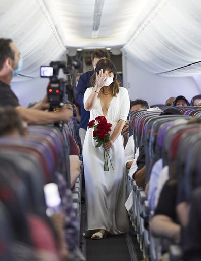 Virgin Australia Wedding in the Sky