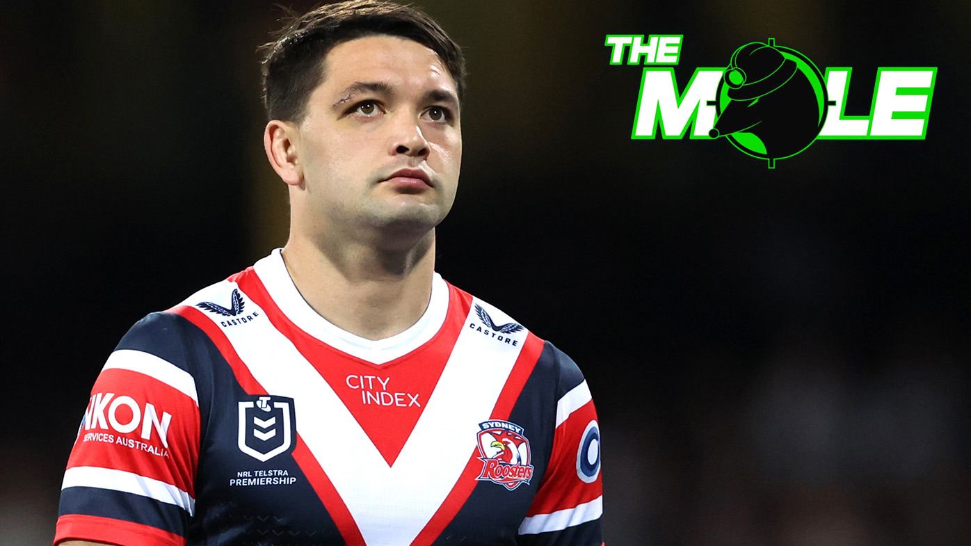Roosters star Brandon Smith, the Mole graphic.
