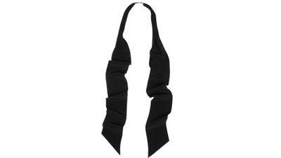 <a href="http://www.net-a-porter.com/product/455939/Saint_Laurent/silk-tuxedo-scarf" target="_blank">Silk Tuxedo Scarf, $319.83, Saint Laurent</a>
