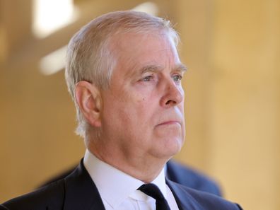 Prince Andrew pending legal action