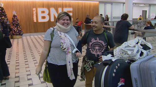 A neck brace and sling were not the souvenirs Stephanie and Jason Rowe planned to bring back to Queensland after a trip overseas. Almost two weeks ago, the Brisbane couple defied death on what was meant to be their South American trip of a lifetime.