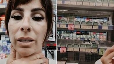 Sara Vale in tears after panic buyers clear baby medicine off shelves