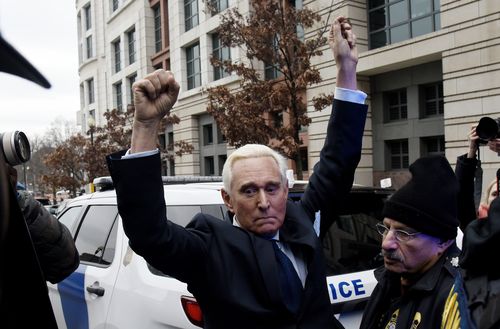 Trump's adviser Roger Stone has pleaded not guilty to felony charges.