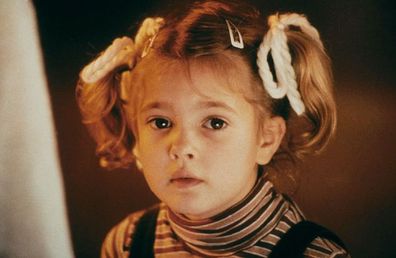 Drew Barrymore became a star after her stint in the 1982 movie E.T. the Extra-Terrestrial.