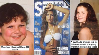 Tammin Sursok shares throwback photos and an emotional anti-bullying messages