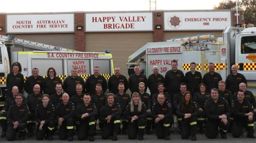 Louise Hincks was a firefighter for 28 years. 