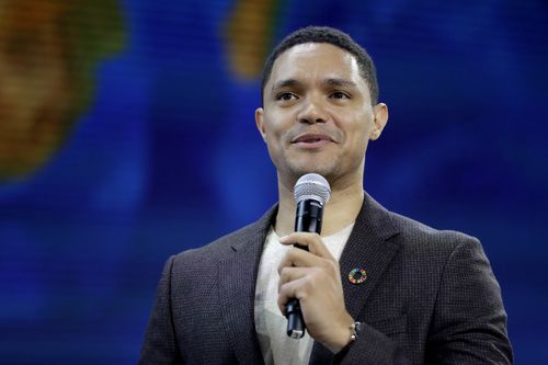 The Daily Show host Trevor Noah also hit out at the country's inaction on guns. (AAP)