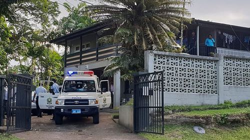 A crime scene has been set up at the Fijian home of Australian woman Jennifer Downes.