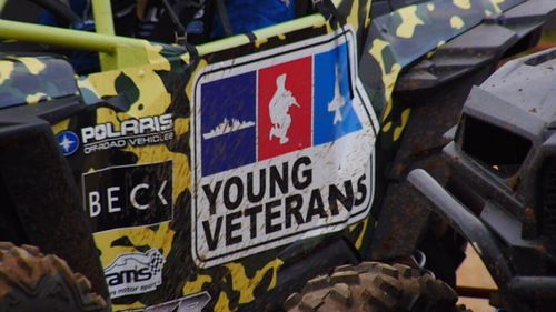 The Young Veterans hold activities such as race car driving to help members.