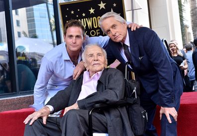 Cameron Douglas, Kirk Douglas, Michael Douglas 