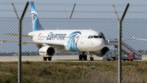 The A320 on the tarmac at Larnaca airport. (AAP)