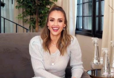 Jessica Alba speaks on The Ellen DeGeneres Show.