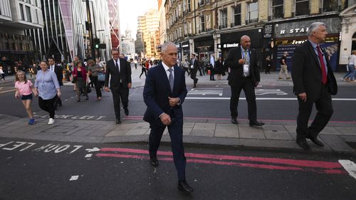 Prime Minister Malcolm Turnbull is in London for the Commonwealth leaders meeting. (AAP)