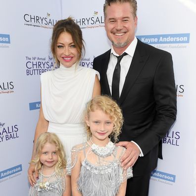 Rebecca Gayheart, Eric Dane, Billie Dane, and Georgia Dane