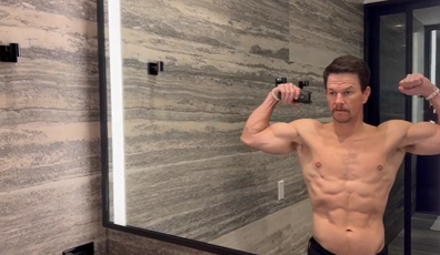 Mark Wahlberg shows off astonishing body transformation.