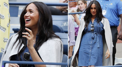 The Duchess flew to the US to support her friend at the tennis final.