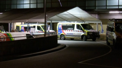 Staff shortages are placing pressure on Ambulance Victoria, with ramped vehicles seen outside hospitals this morning.