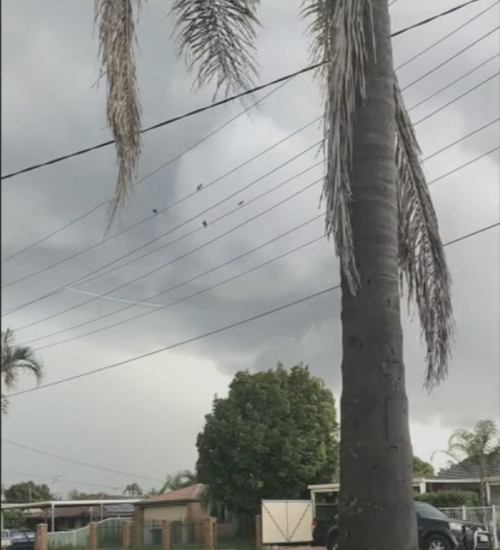 The storm was described as tornado-like and came as the state was experiencing a heatwave and high humidity.