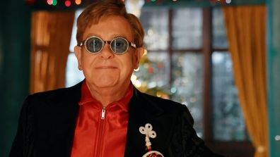 Ed Sheeran and Elton John recreate Love Actually scene