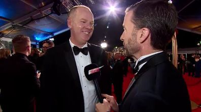 Tom Gleeson on the Logies red carpet